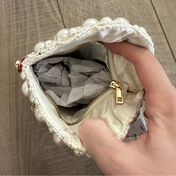 Viral Beaded Bag TJMaxx Handcrafted Popcorn Beaded Statement Bag NWT - Picture 6 of 6